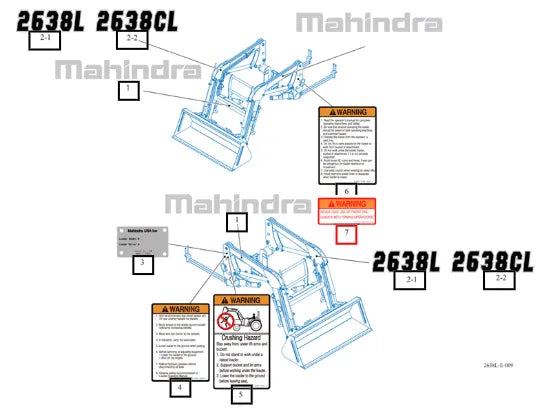 Mahindra Tractor Label, Warning(no Towing) 85405000081 Mahindra Direct Parts