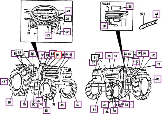 Mahindra Tractor Label, (caution/sub Shift) Safe 12209020010 Mahindra Direct Parts
