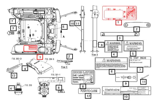 Mahindra Tractor Label,speed G 19018703000 Mahindra Direct Parts