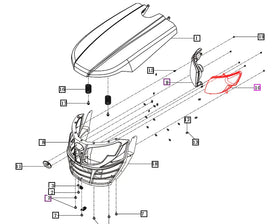 Mahindra Tractor Lamp Headlight LH Leftt 11306565101 Mahindra