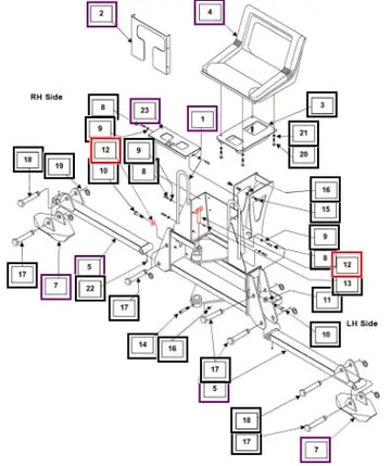 Mahindra Tractor Latch Pin KMW05513040 Mahindra Direct Parts