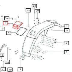 (Limited Availability) Mahindra Tractor Left Or Right Tail Lamp  007530055D93