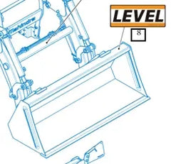 Mahindra Tractor Level Decal 87505000030