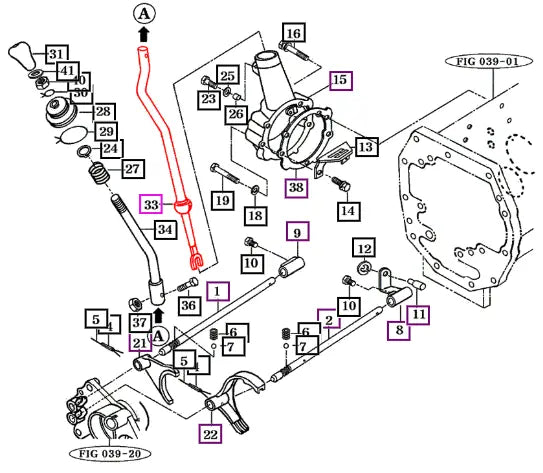 Mahindra Tractor Lever Comp, Bar 16 16002912000 Mahindra Direct Parts