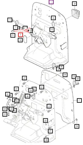 Mahindra Tractor Lever Comp, Parking 15533293300GB Mahindra Direct Parts