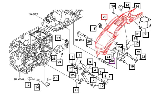 Mahindra Tractor Lever Guide Lh 19017751000 Mahindra Direct Parts