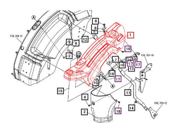 Mahindra Tractor Lever Guide Rh 19028211000 Mahindra Direct Parts