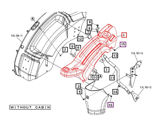 Mahindra Tractor Lever Guide Rh 19028212000 Mahindra Direct Parts