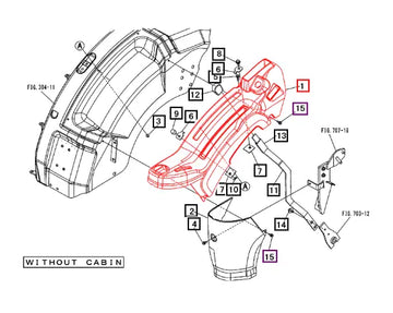 Mahindra Tractor Lever Guide Rh 19028212000 Mahindra Direct Parts