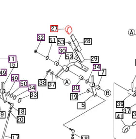 Mahindra Tractor Lever Knob 10392491000 Mahindra Direct Parts