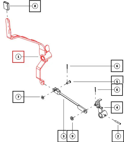 Mahindra Tractor Lever Pto 008019432N11 Mahindra Direct Parts