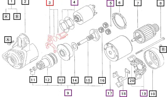 Mahindra Tractor Lever Set 31S9402820 Mahindra Direct Parts