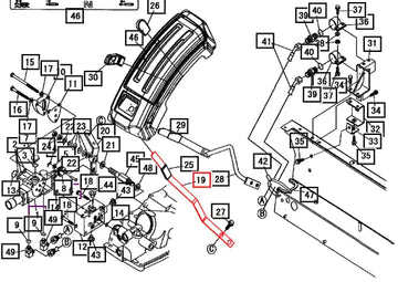Mahindra Tractor Lever, Aux 12150906AG0 Mahindra Direct Parts