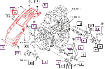 Mahindra Tractor Lever, Guide Lh 19581788000 Mahindra Direct Parts