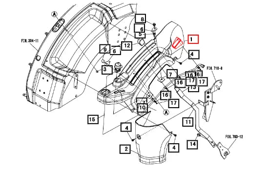 Mahindra Tractor Lever, Guide Rh 19488211000 Mahindra Direct Parts