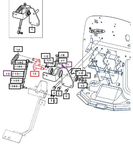 Mahindra Tractor Lever, Lever Comp 17971323201 Mahindra Direct Parts