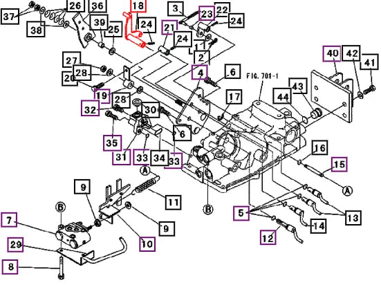 Mahindra Tractor Lever, P/c 19572443000 Mahindra Direct Parts