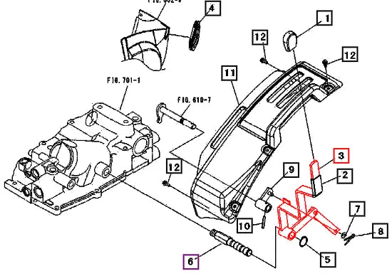 Mahindra Tractor Lever, Rear Pto 19581773AG1 Mahindra Direct Parts