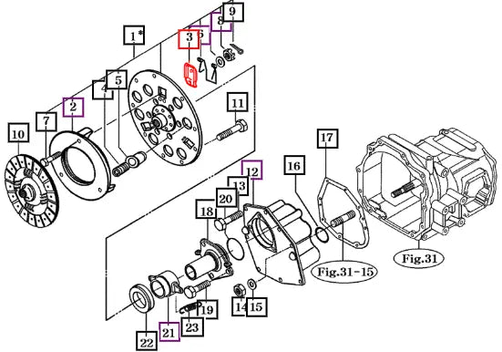 Mahindra Tractor Lever, Release 16441202030 Mahindra Direct Parts