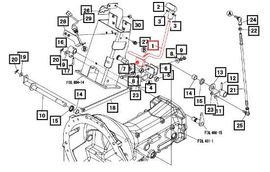 Mahindra Tractor Lever, Shuttle 19487734AG0 Mahindra Direct Parts
