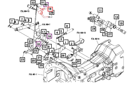 Mahindra Tractor Lever, Speed 19487931AG0 Mahindra Direct Parts