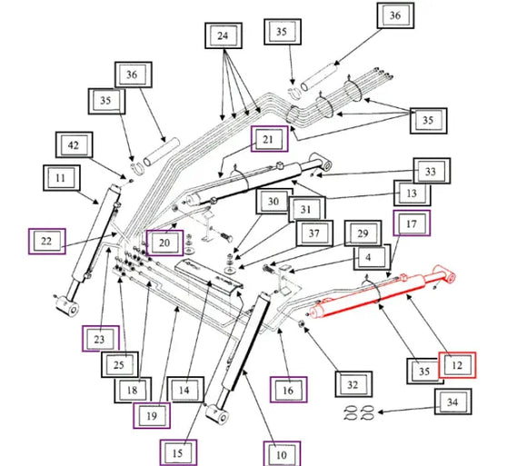 Mahindra Tractor Lift Cylinder Mahindra