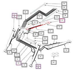 Mahindra Tractor Lift Cylinder RH Right KMW31602088 Mahindra
