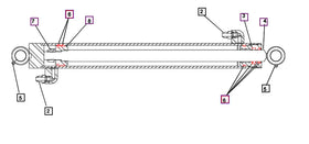 Mahindra Tractor Lift Cylinder Seal Kit KMW05902141 Mahindra