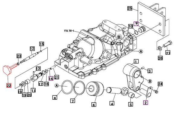 Mahindra Tractor Lift Speed Knob 10322427000 Mahindra Direct Parts
