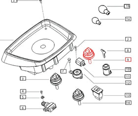 Mahindra Tractor Light Switch 000013053P04 Mahindra