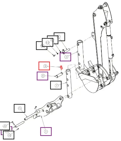 Mahindra Tractor Link Pin 10x45l ANSPL10045 Mahindra Direct Parts