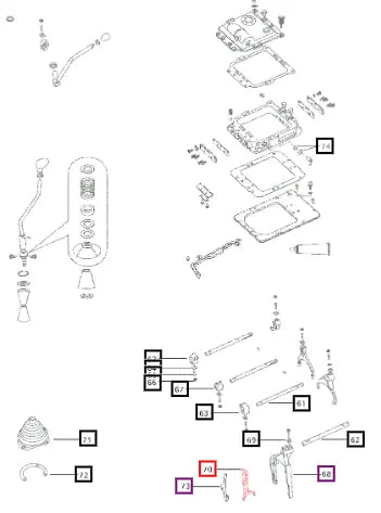 Mahindra Tractor Link Reverse 006507521C1 Mahindra Direct Parts