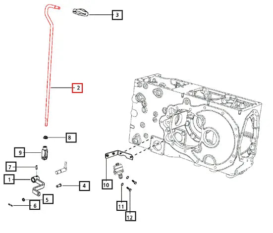Mahindra Tractor Link Rod 4Wd E007602936D1 Mahindra Direct Parts