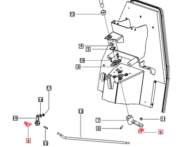 Mahindra Tractor Linkage Ball Joint E007605406D91 Mahindra