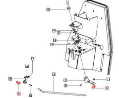 Mahindra Tractor Linkage Ball Joint (Cab Models) E007605406D91
