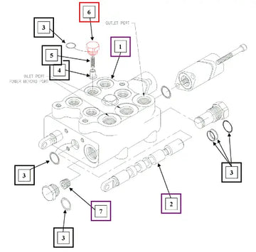 Mahindra Tractor Load Check Plug KMW05806099 Mahindra Direct Parts