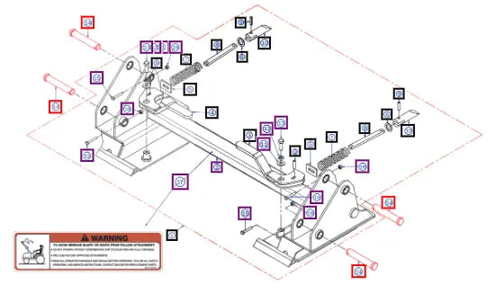 Mahindra Tractor Loader 1x6 Pin MHAC09091501C Mahindra Direct Parts