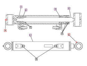 Mahindra Tractor Loader / Backhoe Grease Fitting KMW05302045 Mahindra Direct Parts