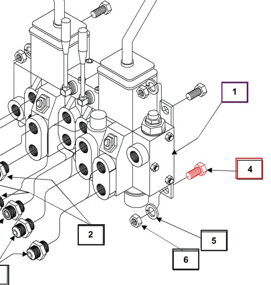 Mahindra Tractor Loader / Backhoe Hex Head Cap Screw 5/16-18x3/4 KMW05452024 Mahindra Direct Parts