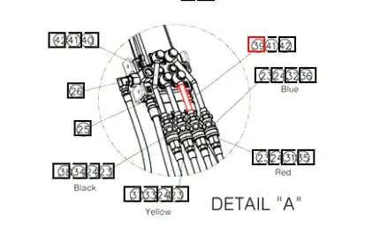 Mahindra Tractor Loader Banjo Adapter ANS4025A-831A Mahindra Direct Parts