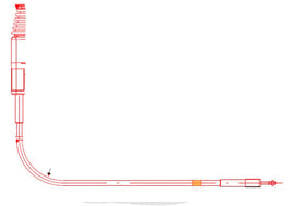 Mahindra Tractor Loader Cable MH4110006210 Mahindra Direct Parts