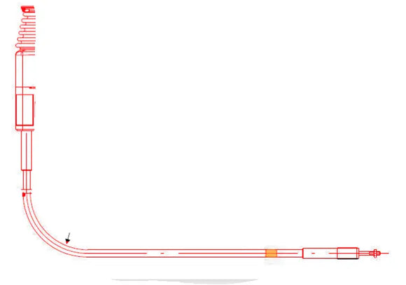 Mahindra Tractor Loader Cable MH4110006210 Mahindra Direct Parts