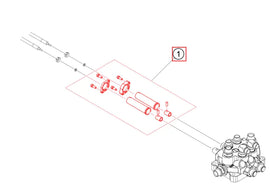 Mahindra Tractor Loader Cable Transmission Kit 583474 Mahindra Direct Parts