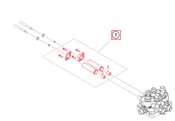 Mahindra Tractor Loader Cable Transmission Kit 583474 Mahindra Direct Parts