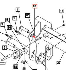 Mahindra Tractor Loader Carriage Bolt 3/8-16x1.0 KMW05461033