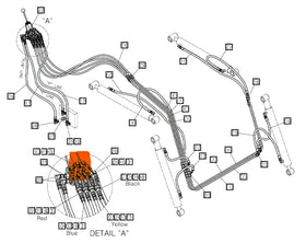 Mahindra Tractor Loader Control Banjo Seals ANS4025A8340 Mahindra