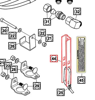 Mahindra Tractor Loader Cylinder Stop Plate 60086335-37ALO Mahindra Direct Parts