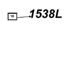 Mahindra Tractor Loader Decal - 1538L KMW05953248 Mahindra Direct Parts