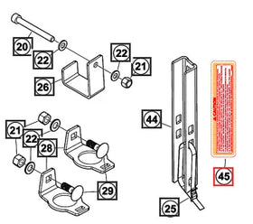 Mahindra Tractor Loader Decal 60088658ALO Mahindra Direct Parts