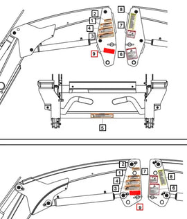 Mahindra Tractor Loader Decal 60088659ALO Mahindra Direct Parts